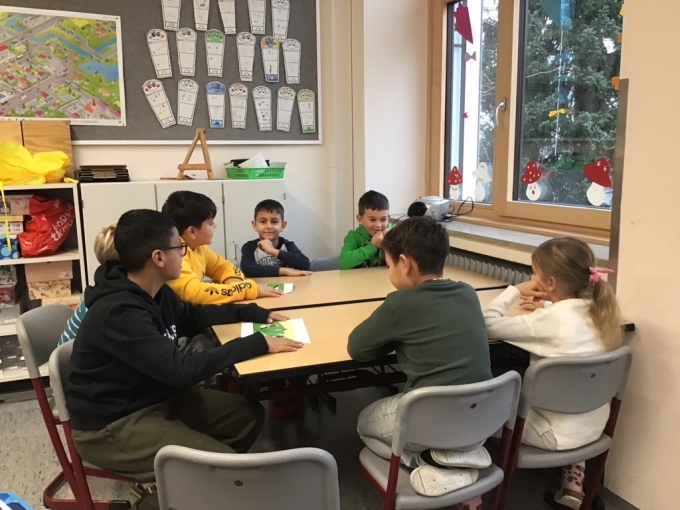 Vorlesetag in den Klassen 1a und 4a