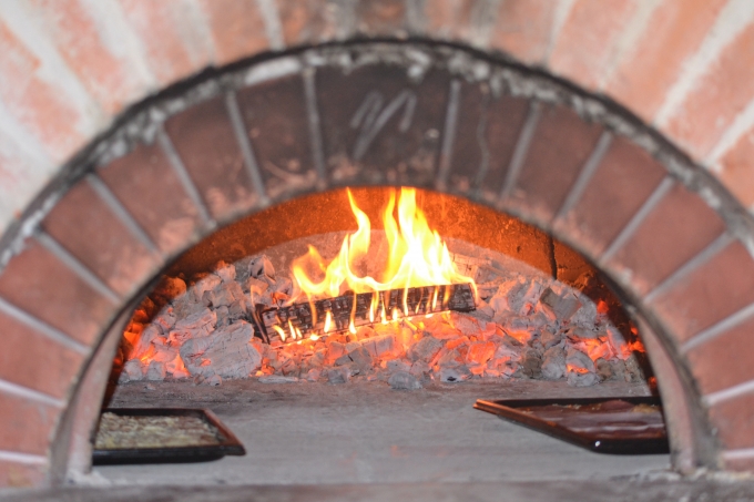 Das Pizzabacken