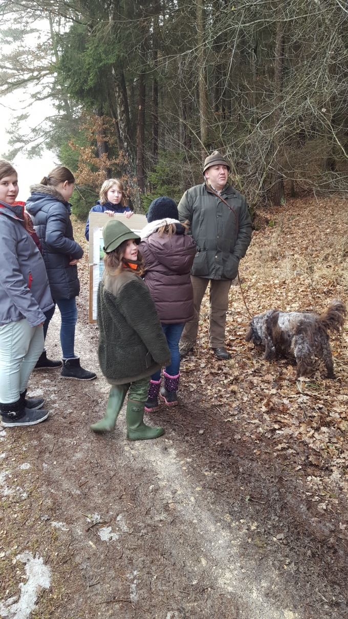 Im Wald mit Herrn Mayer