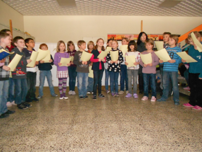 Gesang der 3b/4b