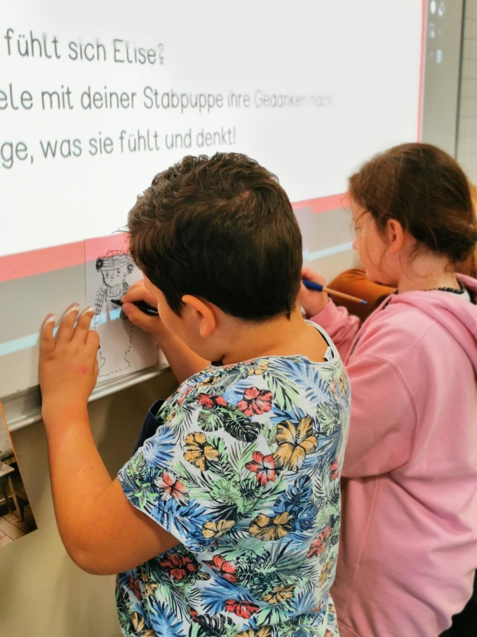 Konzentrierte Zeichner