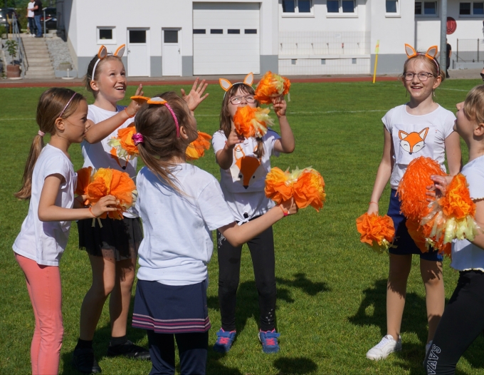 Cheerleader der Klasse 3a
